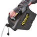 Emptying the Tornado Pro Spotter portable carpet spotter recovery tank with its pour spout
