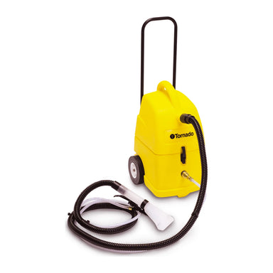 Tornado PS Spotter portable carpet spotter with the optional steel transport handle fitted