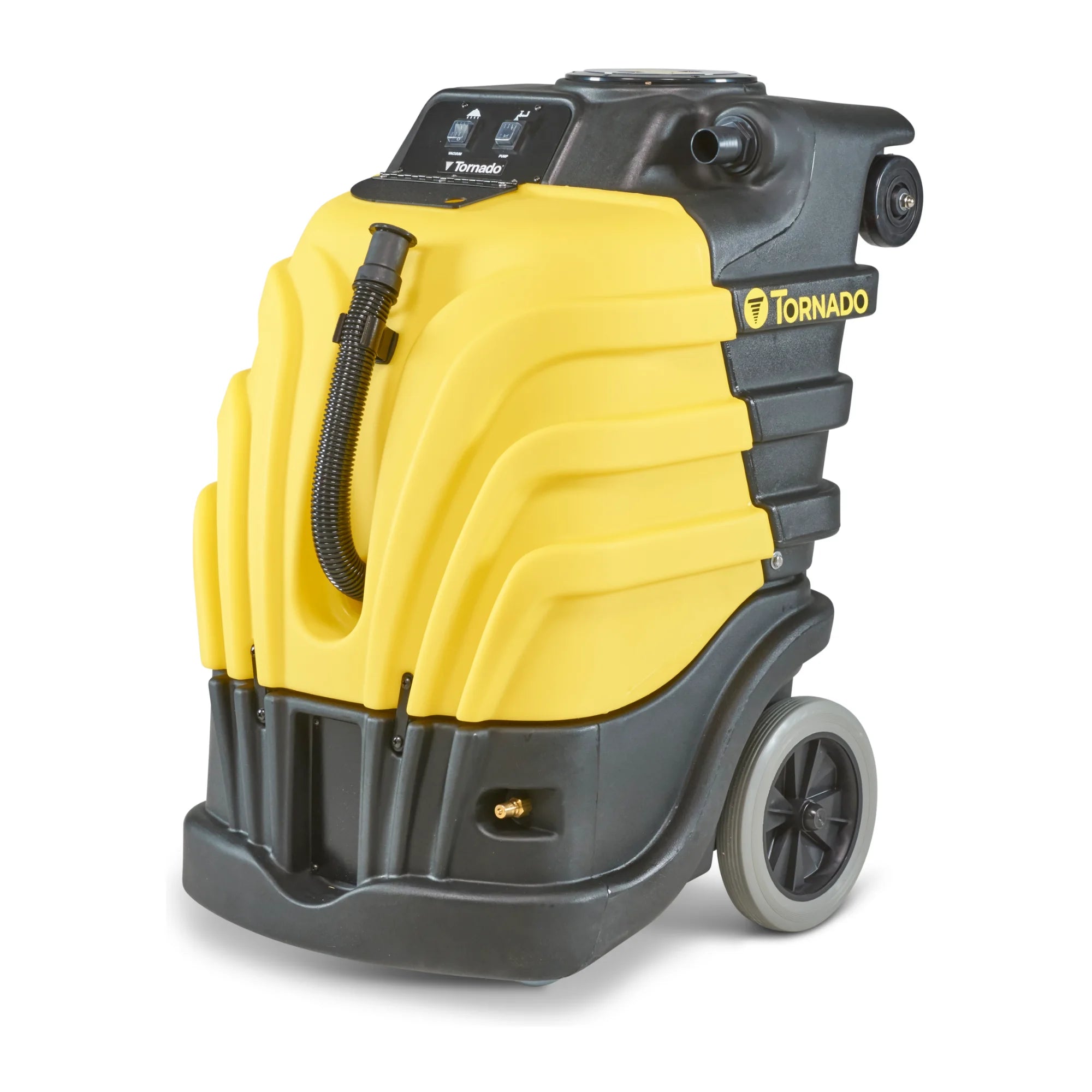 Tornado Surge 10 mid-size carpet extractor, front right angle view