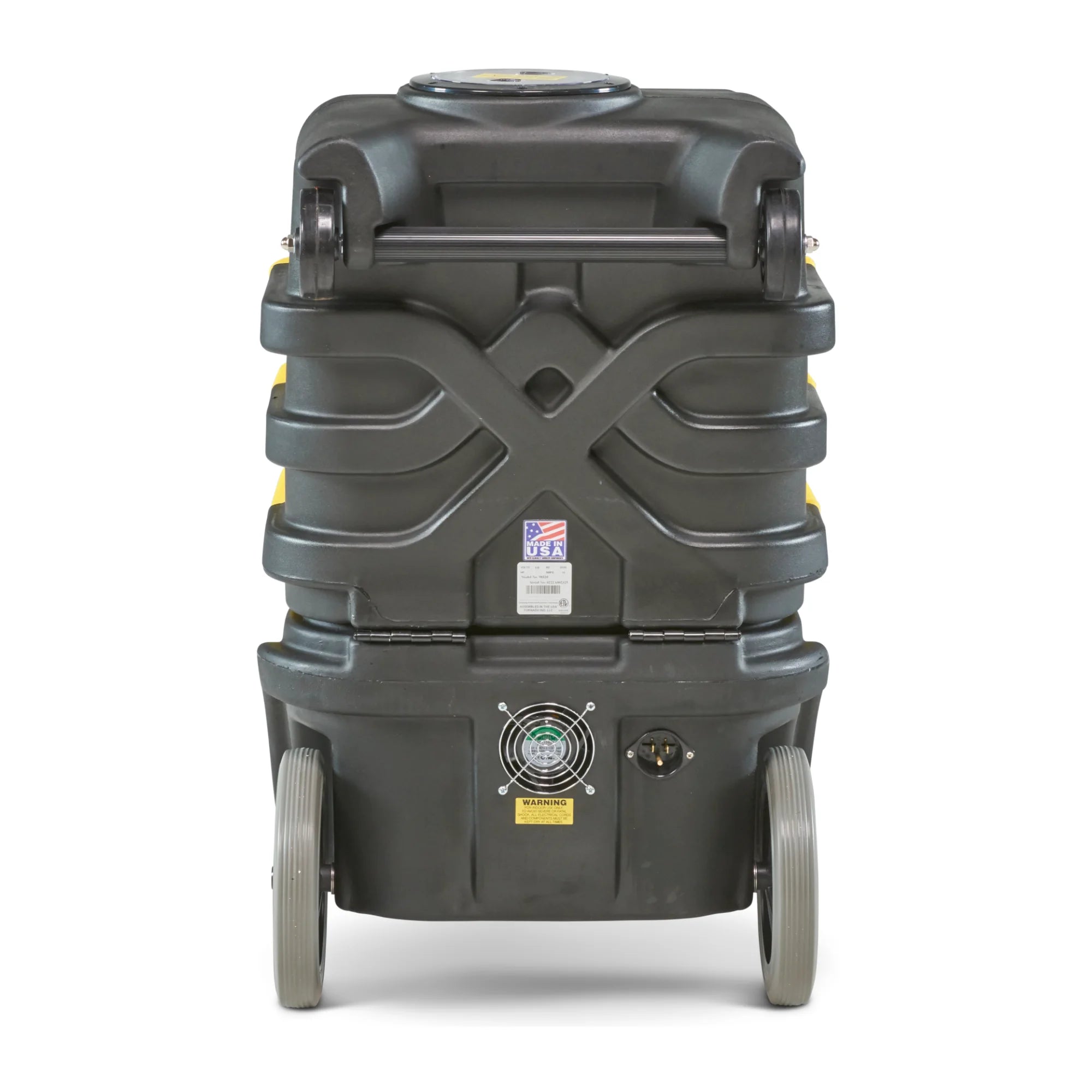 Tornado Surge 10 mid-size carpet extractor, rear view