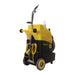 Tornado Surge 220 heated carpet extractor, rear right angle view showing the stored hose and wand