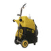 Tornado Surge 500 heated carpet extractor, rear right angle view showing the stored hose and wand