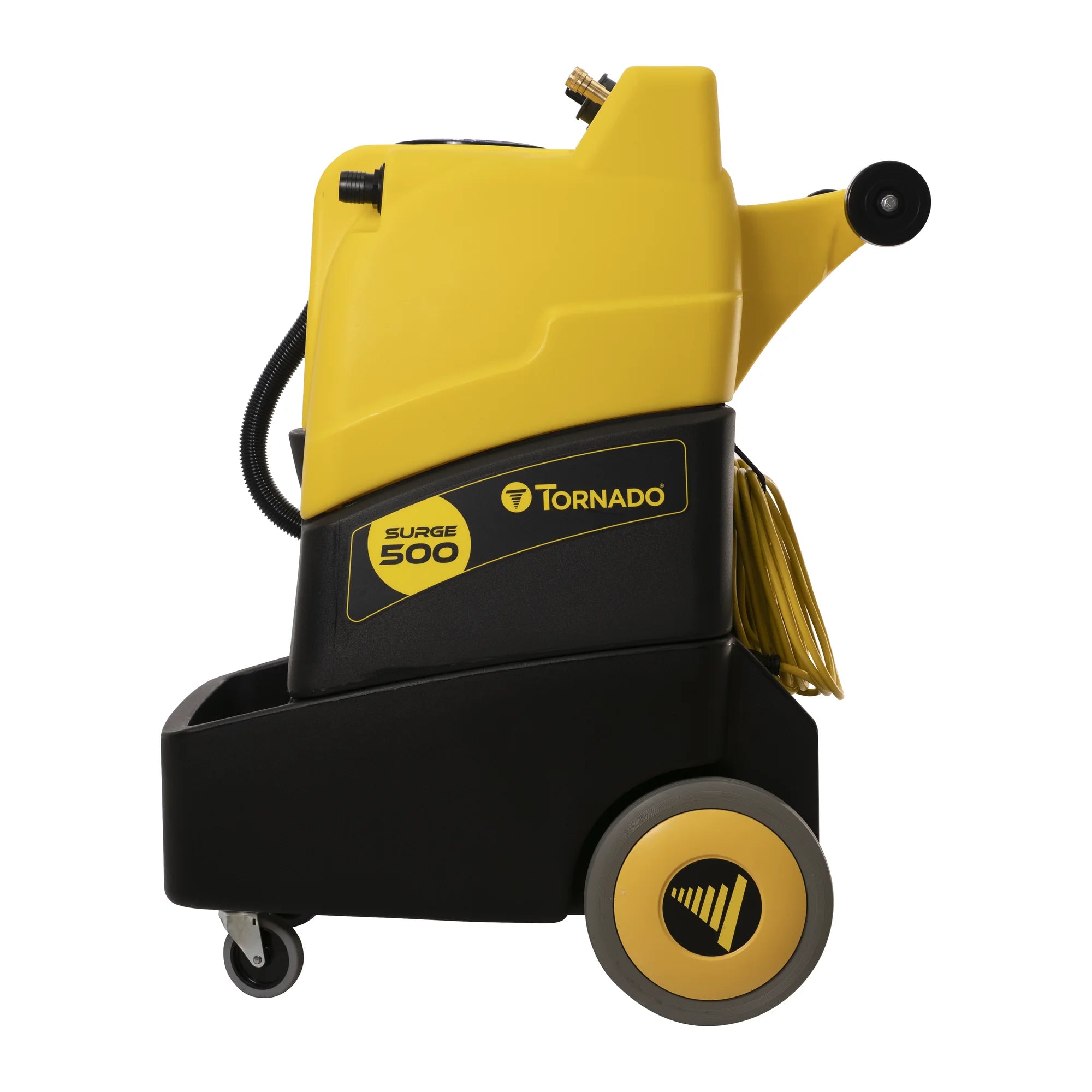 Tornado Surge 500 heated carpet extractor, right side view