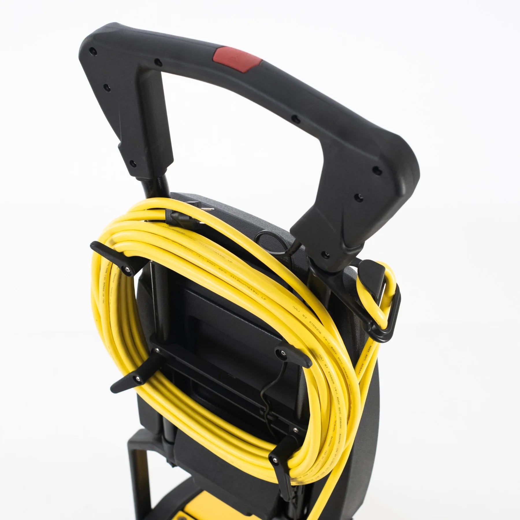 Tornado Vortex 13 CRB scrubber handle and cord wrap detail