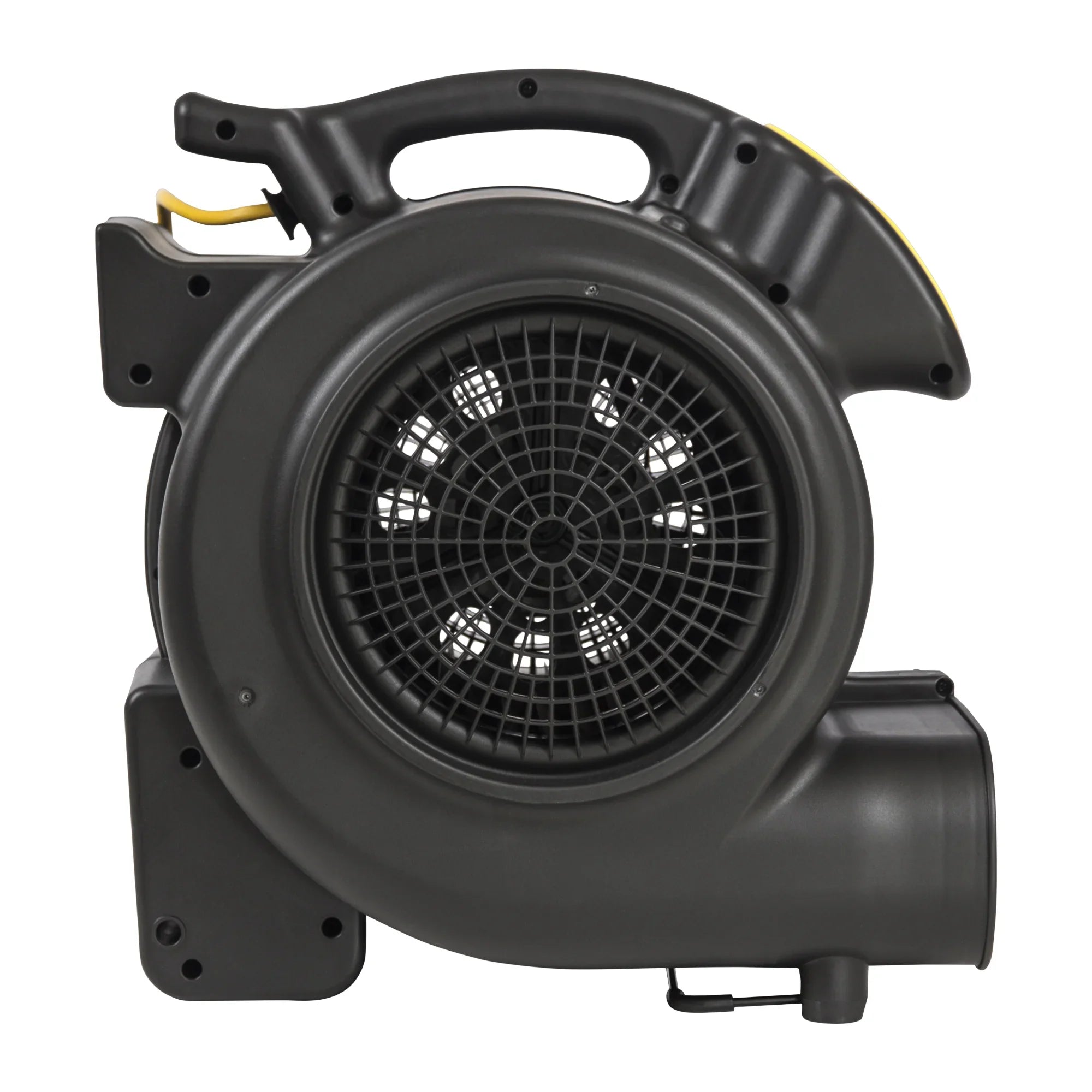 Tornado Windshear 3200 floor dryer right side view sitting flat for low-profile floor drying