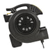 Tornado Windshear 3200 floor dryer right side view with the kickstand lowered to angle the airflow